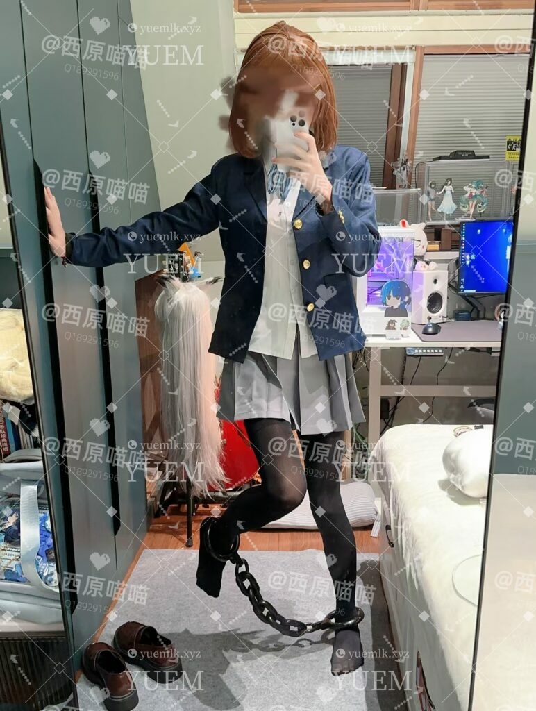 #coser#平泽唯~裸足连体 死镣~共55张镣铐-月梦社区-YUEM-视频-束缚-Fettered-链结-脚镣-手铐-镣铐玩具月梦社区