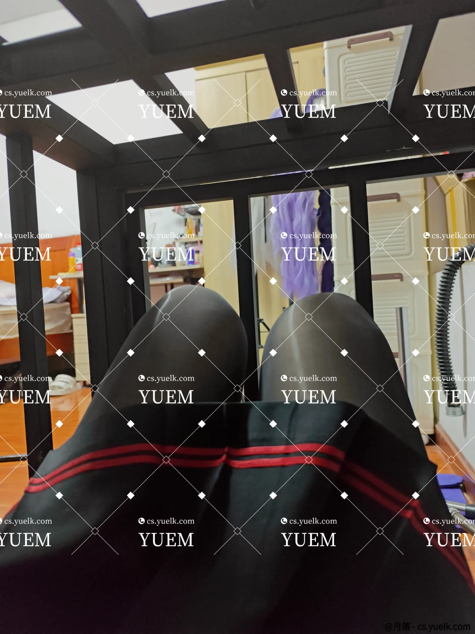 听说笼子里的梦更甜哦～❤️镣铐-月梦社区-YUEM-视频-束缚-Fettered-链结-脚镣-手铐-镣铐玩具月梦社区